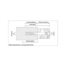 CELO NP Einschlagdübel mit Schraube 6 x 40 (20 Stück)