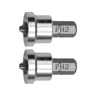   VOREL Bitspitze PH2 x 25 mm Gipskartonschraubendreher (2 Stück)