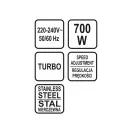 LUND Multifunktions-Stabmixer 4 in 1 700 W