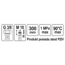 FALA Flexibler Anschlussch Schlauch  3/8"  x 3/8" 300 mm Innen-Außen