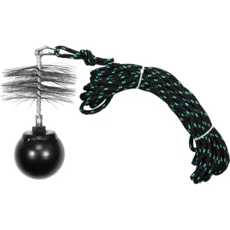 VOREL Schornsteinreinigungsbürste mit Kugel 125 mm