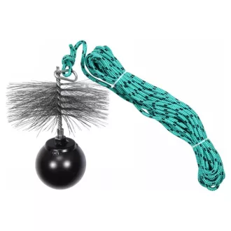 VOREL Schornsteinreinigungsbürste mit Kugel 175 mm