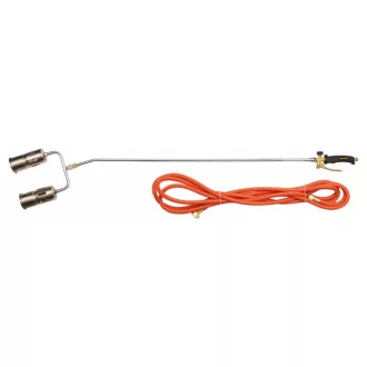   VOREL Gasschneider Doppel 2 x 60 mm + 5 m Schlauch (Flammbrenner)
