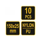 VOREL Klettband 150 mm (10 Stück)