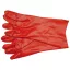VOREL Arbeitsschutzhandschuhe säure-alkali-ölbeständig Größe 9 35 cm weinrot