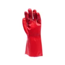 VOREL Arbeitsschutzhandschuhe säure-alkali-ölbeständig Größe 9 35 cm weinrot