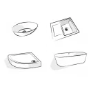 FALA Ablaufstopfen Silikon weiß