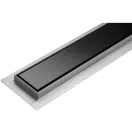 FALA Duschrinne 600 mm Schwarzglas Inox