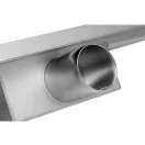 FALA Duschrinne 900 mm Schwarzglas Inox