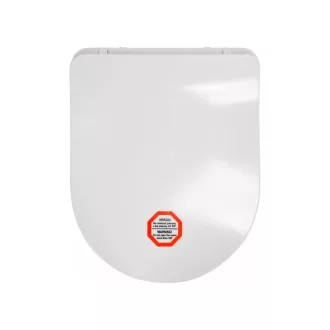 FALA WC-Sitz D-förmig, dünn, Anti-Kondensation