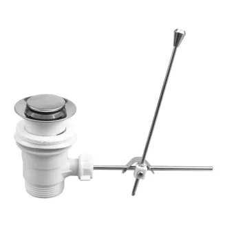   FALA Waschbeckenablauf mit automatischem Ablauf aus Kunststoff