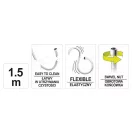 FALA Duschrohr PVC 1,5 m