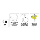 FALA Duschrohr PVC 2,0 m