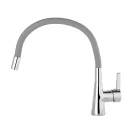 FALA Waschbeckenarmatur mit grauem flexiblem Rohr