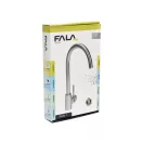 FALA Waschbeckenarmatur + Zubehör inox Steely1