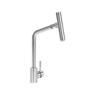 FALA Waschbeckenarmatur + Zubehör inox Steely3