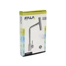 FALA Waschbeckenarmatur + Zubehör inox Steely3