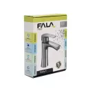 FALA Waschtischarmatur + Zubehör inox Steely3