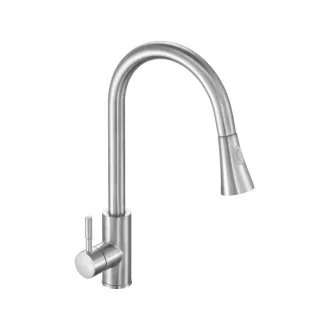 FALA Waschbeckenarmatur + Zubehör inox Steely4