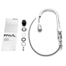 FALA Waschbeckenarmatur + Zubehör inox Steely4