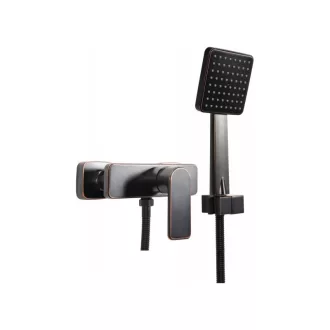FALA Duscharmatur + Zubehör Retro Black 3