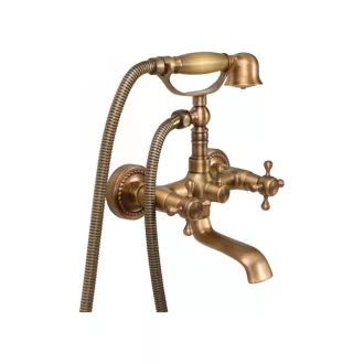 FALA Badewannenarmatur + Zubehör Retro Bronze 1