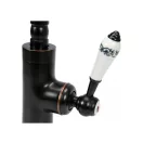 FALA Waschbeckenarmatur + Zubehör Retro Black 2