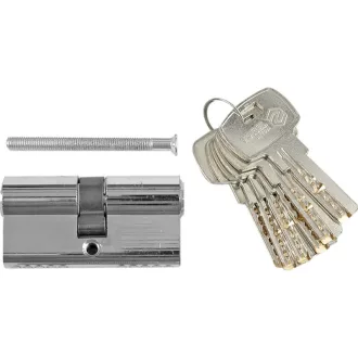 VOREL Schlosseinsatz + 6 Schlüssel Kupfer 62 mm