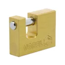 VOREL Vorhängeschloss 50 mm Sicherheitsmessing („U“-Vorhängeschloss)