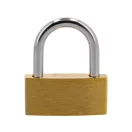 Vorhängeschloss Messing 3 Schlüssel 40 mm