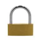 Vorhängeschloss 50 mm Messing mit 3 Schlüsseln