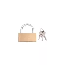 Vorhängeschloss Messing 3 Schlüssel 60 mm