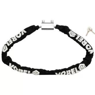 VOREL Kettenfahrradschloss + 2 Schlüssel 1200 x 7 mm