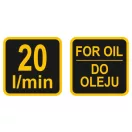 VOREL Fasspumpe mit Laufrad 20 Liter/Minute aus Gusseisen