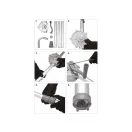 VOREL Fasspumpe rotierend 20 Liter/Minute aus Aluminium