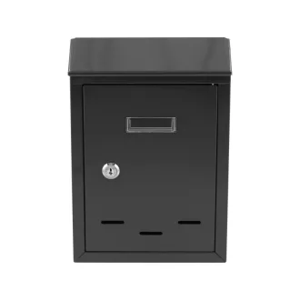 VOREL Briefkasten grau 285 x 200 x 60 mm