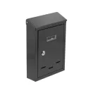 VOREL Briefkasten grau 285 x 200 x 60 mm