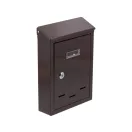 VOREL Briefkasten braun 285 x 200 x 60 mm