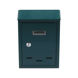 VOREL Briefkasten grün 285 x 200 x 60 mm