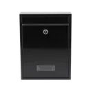 VOREL Briefkasten schwarz 360 x 260 x 80 mm