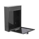 VOREL Briefkasten schwarz 360 x 260 x 80 mm