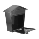 VOREL Briefkasten schwarz 380 x 320 x 105 mm