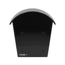 VOREL Briefkasten schwarz 380 x 320 x 105 mm