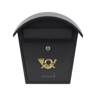 VOREL Briefkasten grau 380 x 320 x 105 mm