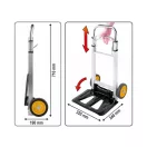 VOREL Fräswagen klappbar 90 kg