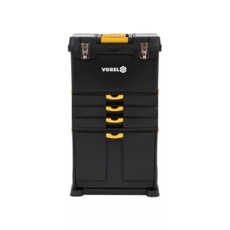 VOREL Werkzeugkasten auf Rädern 3-teilig 450 x 280 x 820 mm