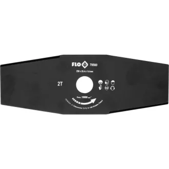 FLO Motorsense Mähmesser 250 mm 25,4 mm