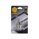 VOREL Pneumatikschlauch-Schnellkupplungsmuffe mit 1/4" Rohrende