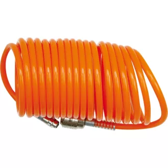 VOREL Pneumatikschlauch (Spirale) 8 mm x 10 m PU