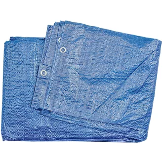 Eco Abdeckplane 6 m2 (2 x 3 m) 57 g/m2 blau